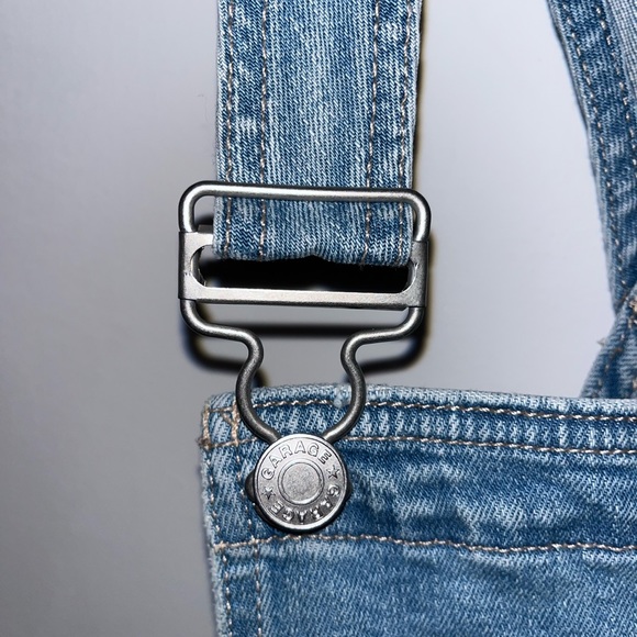 Denim ripped short overalls from garage in large - Picture 5 of 7